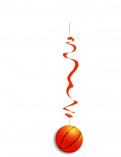 Feuerfeste Hängedekorationen Basketball 6 Stück 80cm