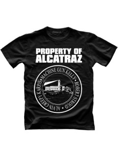 Alcatraz Prison Wear Property Of Alcatraz T-Shirt schwarz-weiss