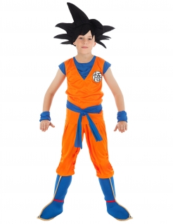 Son Goku™-Kinderkostüm Dragonball Z™ orange-blau