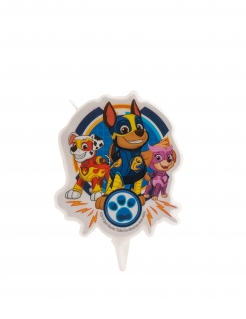 Paw Patrol™ Geburtstagskerze Kuchendeko bunt 7,5 cm