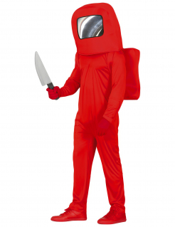Killer-Astronaut Teenager-Kostüm rot