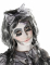 Gruselige Puppe Halloween Schmink-Set weiss-grau-schwarz
