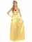 Langes Prinzessinnenkleid für Damen gelb