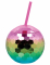 Discokugelbecher Regenbogen 600 ml