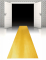 Teppich Gold 450 cm x 60 cm