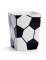 6 Popcorn Schachteln mit Fußballmotiven