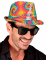 Fedora Hut mit Batikmuster Pailletten für Erwachsene
