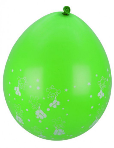 Party-Ballons mit Teddy-Motiv 8 Stück grün