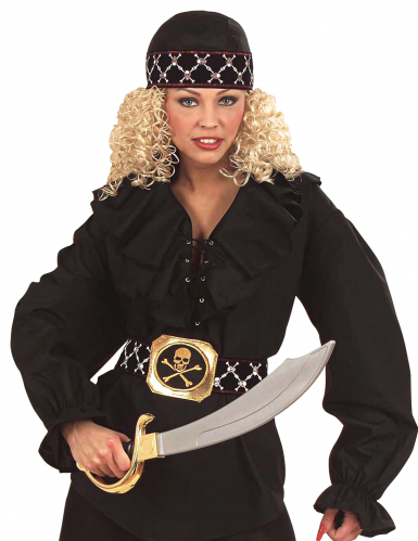 Piraten Bandana schwarz