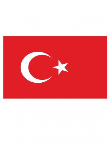 Türkei-Flagge rot-weiss 90x150cm