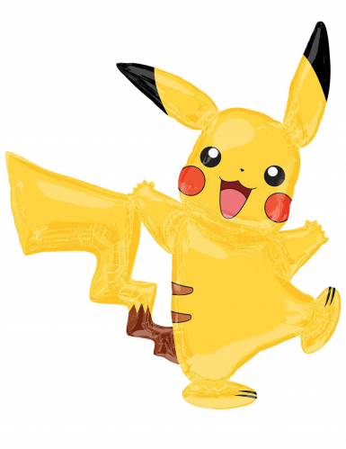Pikachu™-Luftballon Aluminium-Ballon Pokémon-Partydeko gelb 132x144cm
