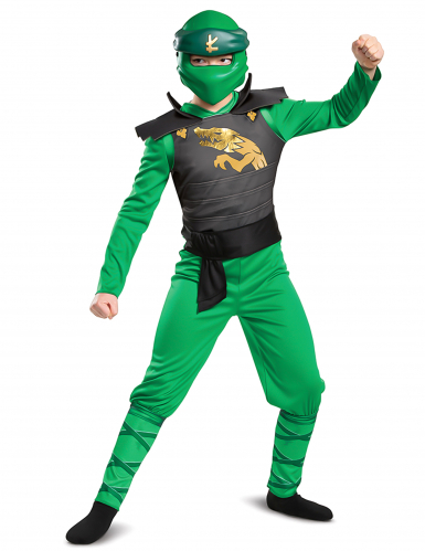 Lloyd-Kostüm für Kinder Lego Ninjago™ Legacy grün