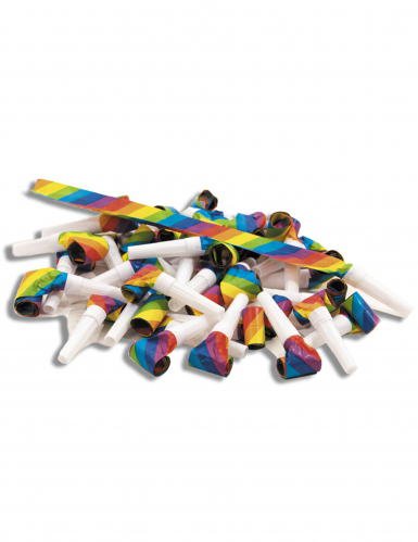 Bunte Luftrüssel regenbogenfarben 50 Stk.