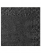 Papierservietten Servietten Set 50 Stück schwarz 38x38cm