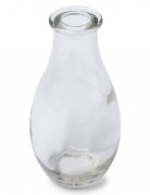 Blumenvase Hochzeitsdeko transparent 14cm