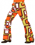 70er Jahre Hose mit geometrischen Mustern für Herren